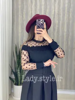 شومیز وارداتی مدل نیلی