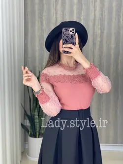 شومیز وارداتی مدل نیلی