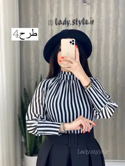 شومیز حریر استر دار مدل ماریا
