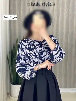 شومیز حریر استر دار مدل ترلان