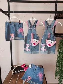 بیلر و دامن پلنگ صورتی کد 3062