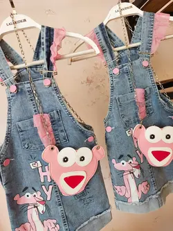 بیلر و دامن پلنگ صورتی کد 3062