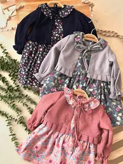 کت مخمل کبریتی و سارافون کد 3848