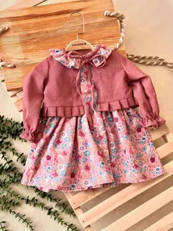 کت مخمل کبریتی و سارافون کد 3848