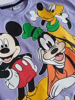 تیشرت کراپ و شلوار بگ کد 3106