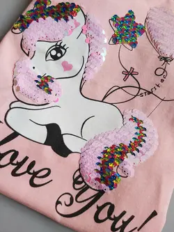 تیشرت پولک برگردان کد 2136