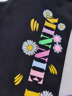 تیشرت کراپ و شلوار کوتاه میکی کد 3121