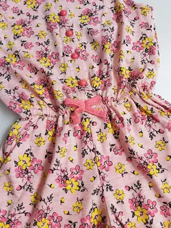 رامپر نخ پنبه گل گلی کد 2159