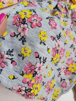 رامپر نخ پنبه گل گلی کد 2159