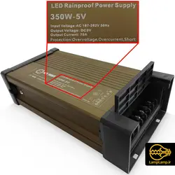 ترانس ضد باران 5 ولت 350 وات AC Power