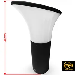 چراغ چمنی پایه کوتاه مدل قارچی ارتفاع 30