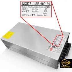 منبع تغذیه 600 وات 24 ولت SE-600-24 مین ول