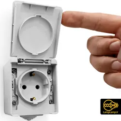 پریز برق ضد آب IP65 روکار ارت دار 48131CCZ ایفاپل