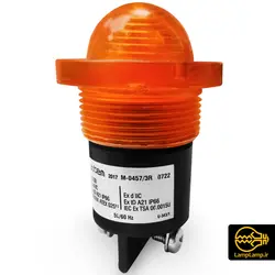 چراغ سیگنال ضد انفجار زرد M-0457/3R کورتم