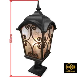 چراغ سردری فلزی (آلومینیومی) حیاطی آروین