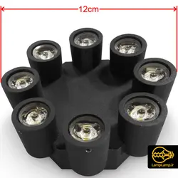 چراغ دکوراتیو هشت طرفه ساعتی روکار سقفی دیواری