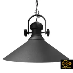 چراغ آویز سقفی آلومینیومی تکی E27