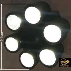 چراغ دکوراتیو 6 طرفه ال ای دی مدل ساعتی