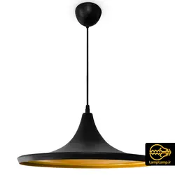 چراغ آویز سقفی بشقابی بزرگ مدل گاتا