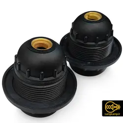 سرپیچ گریف دار سایز E27 رنگ مشکی