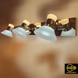 چراغ بالا آیینه ال ای دی سه شعله