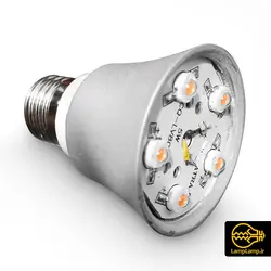 لامپ رشد گیاه آپارتمانی ال ای دی 5 وات پایه E27