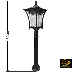 چراغ چمنی باغچه ای پلاستیکی ارزان مدل هما