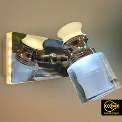 چراغ ال ای دی بالای آینه سرویس بهداشتی تک شعله