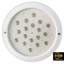 چراغ ال ای دی استخری توکار 18 وات تک رنگ