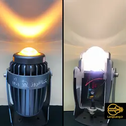 چراغ جت لایت 10 وات رنگی و سفید یکتا افروز