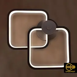 چراغ دیواری دکوراتیو مدرن مربع خطی