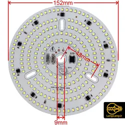 ال ای دی اس ام دی 100 وات 220 ولت گرد قطر 152 میلیمتر