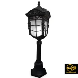 پایه چراغ باغی و چمنی آلومینیومی ضد زنگ