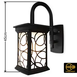 چراغ دیوارکوب حیاطی و باغی آلومینیومی IP65
