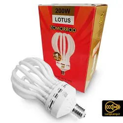 لامپ کم مصرف بزرگ 200 وات پایه E40 زمرد