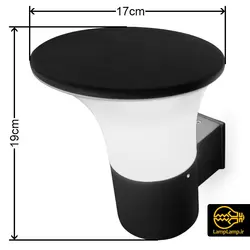 چراغ حیاطی و پارکی دیواری مدل ونوس