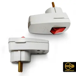 دوشاخه برق کلید و چراغ دار برند جابون