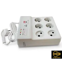 محافظ برق وسایل برقی و کامپیوتر ۶ خانه ساکو