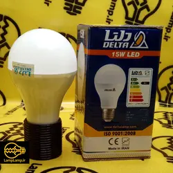 لامپ ال ای دی ۱۵ وات حبابی کلاسیک e27 دلتا