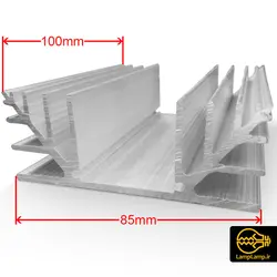 هیت سینک آلومینیومی شاخ گوزنی 85×100×30 میلیمتر