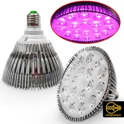 لامپ رشد گیاه 18 وات لنز دار پایه E27