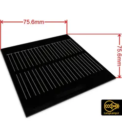 پنل خورشیدی 5.5 ولت 100 میلی آمپر 75.6×75.6 میلیمتر