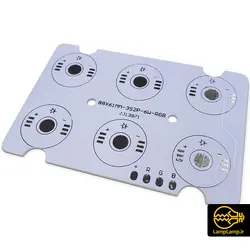 پی سی بی RGB آلومینیوم 6 وات 88×61 میلیمتر