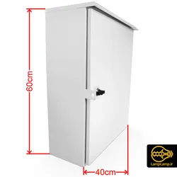 تابلو برق فلزی روکار بارانی سایز 40*60 سانتیمتر TPR