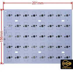 پی سی بی پاور ال ای دی 40 وات سایز 156×201 میلیمتر