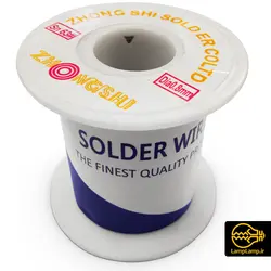 سیم لحیم ضخامت 0.8 میلیمتر 250 گرمی ژونگ شی