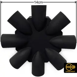 چراغ دکوراتیو دیواری هشت طرفه 8×1 وات موشکی