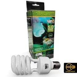 لامپ یو وی بی پرورش خزندگان و تراریوم 26 وات لاکی هرپ