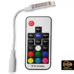 ریموت کنترل RGB آدامسی 3×4 آمپر 5-24 ولت