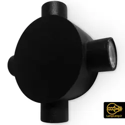 چراغ دکوراتیو چهارطرفه گرد لوله کوتاه